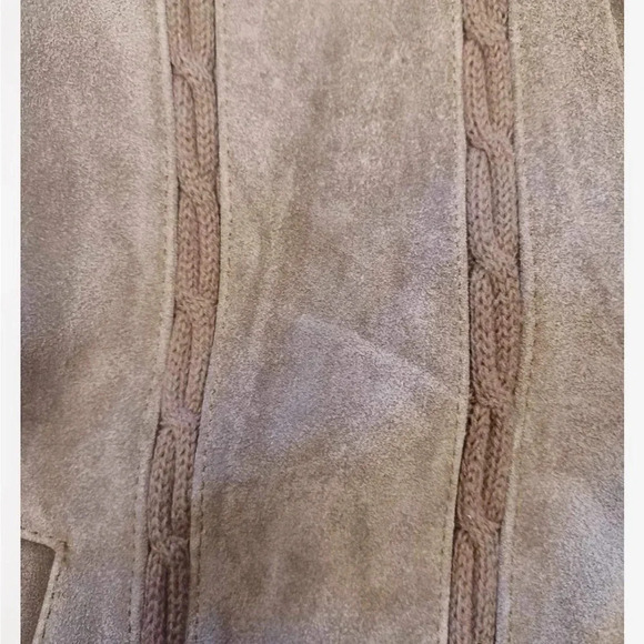 Rally Express Vintage Leather And Knot Sweater Jacket Size  Small - Picture 9 of 10